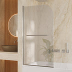 180 Degree Rotation Over Bath Shower Screen With Handle