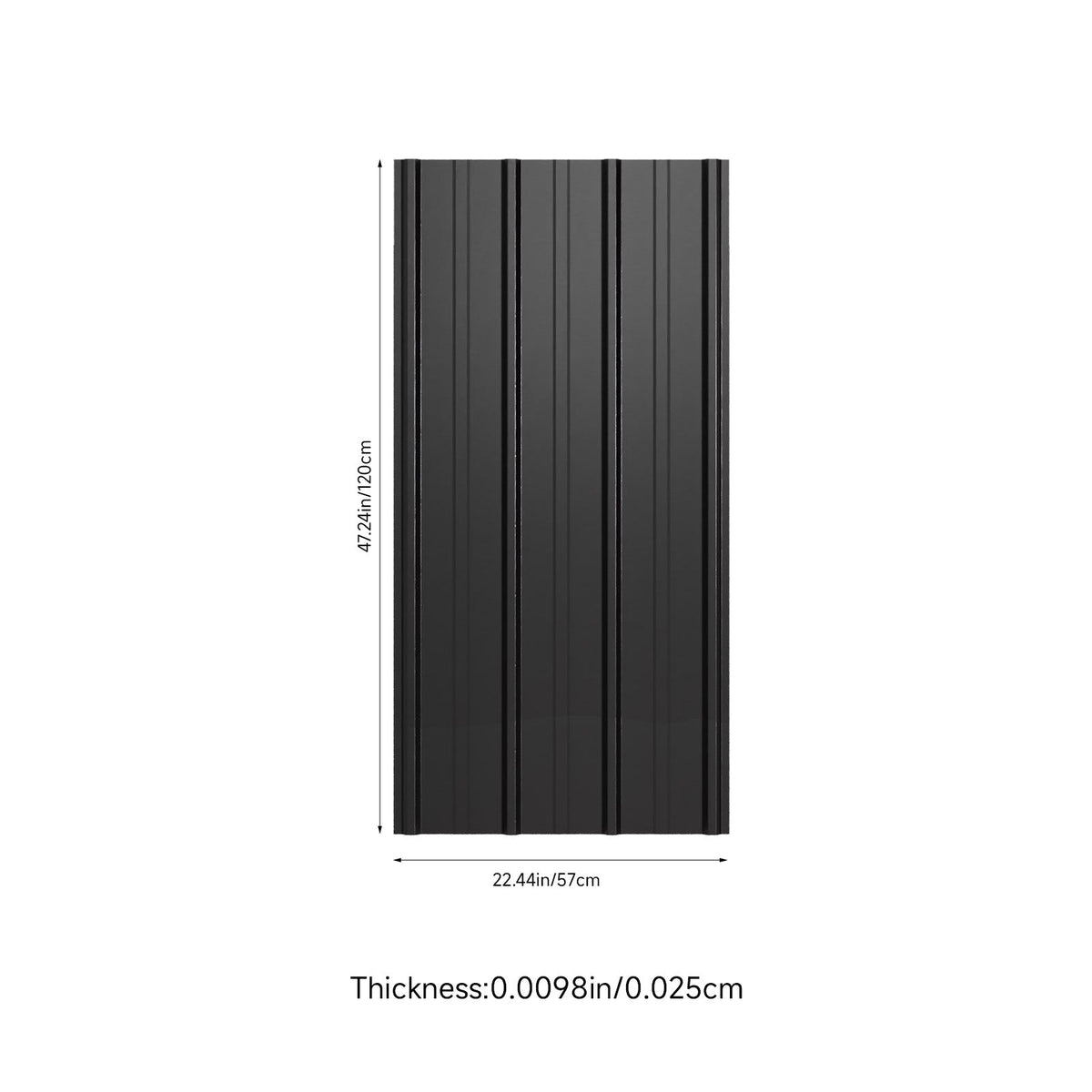 12pcs Galvanised Steel Corrugated Roofing Sheets