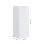 175L White Upright Freezer