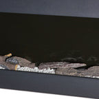 52 Inch Iron Frame Electric Fireplace Suite with WiFi App and Remote Control
