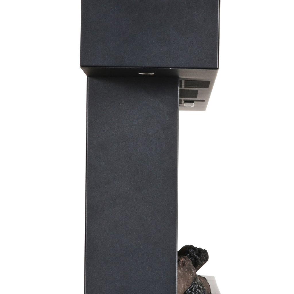 52 Inch Iron Frame Electric Fireplace Suite with WiFi App and Remote Control