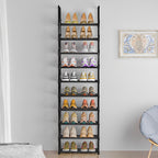 10 Tier Customizable Metal Shoe Rack