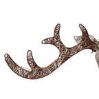 3-Piece Christmas Champagne Lighted Reindeer Family Set