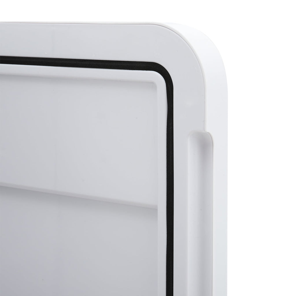 16L Dual-Use Mini Refrigerator with Glass Door