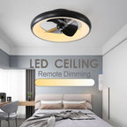 22-Inch Modern Ceiling Fan Light with Remote Control