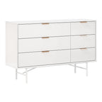 6-Tier Bedroom Striped Storage Cabinet,