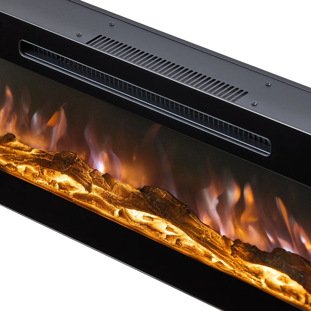 40–70 Inch Smart Electric Fireplace with 12 Flame Colours