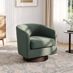 360° Swivel Upholstered Barrel Accent Chair Armchair