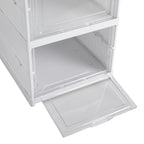 6-Tier Plastic Foldable Shoe Storage Box Unit