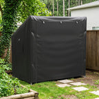 6 x 4 ft Outdoor Garden Storage Shelter Bike Tent with Roll-Up Zipper Door