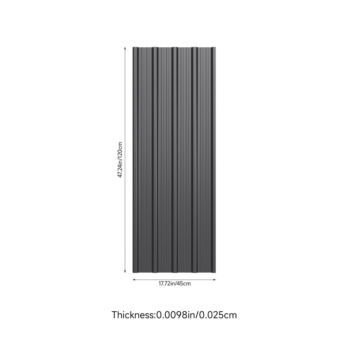 12pcs Galvanised Steel Corrugated Roofing Sheets