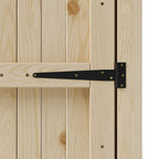 75cm W Arched Wooden Heavy-Duty Garden Gate 180cm H