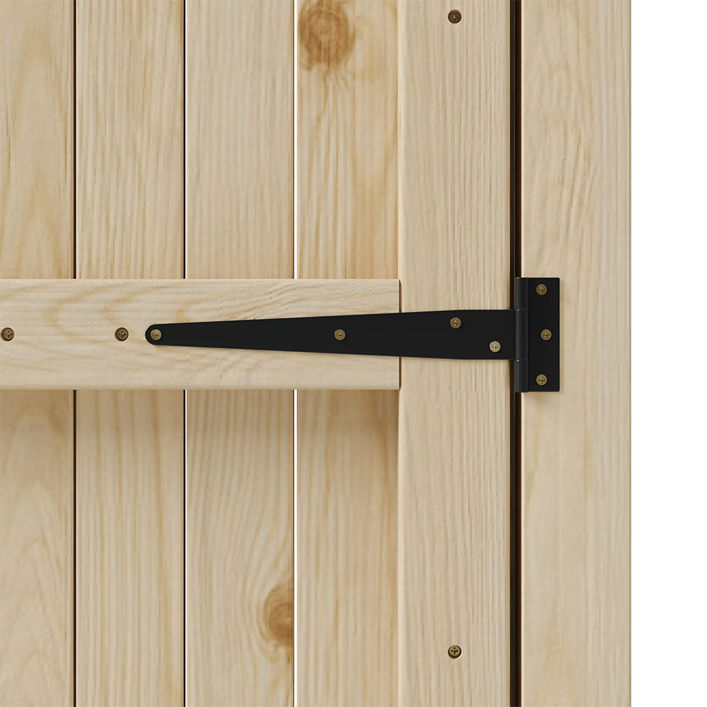 75cm W Arched Wooden Heavy-Duty Garden Gate 180cm H