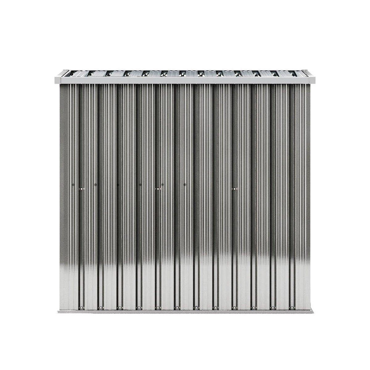 4.6 x 2.9 ft Metal Garden Storage Shed with Pent Roof & Lockable Doors