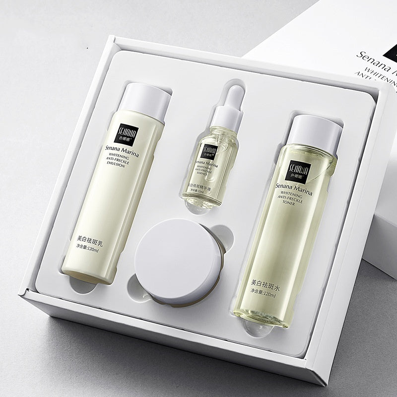 Whitening And Freckle Removing Skin Care Kit Hydrating Moisturizing And Brightening Skin Tone