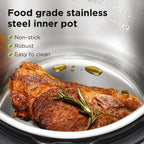1200W Multifunctional Household Pressure Cooker 7.6L Stainless Steel Inner Pot