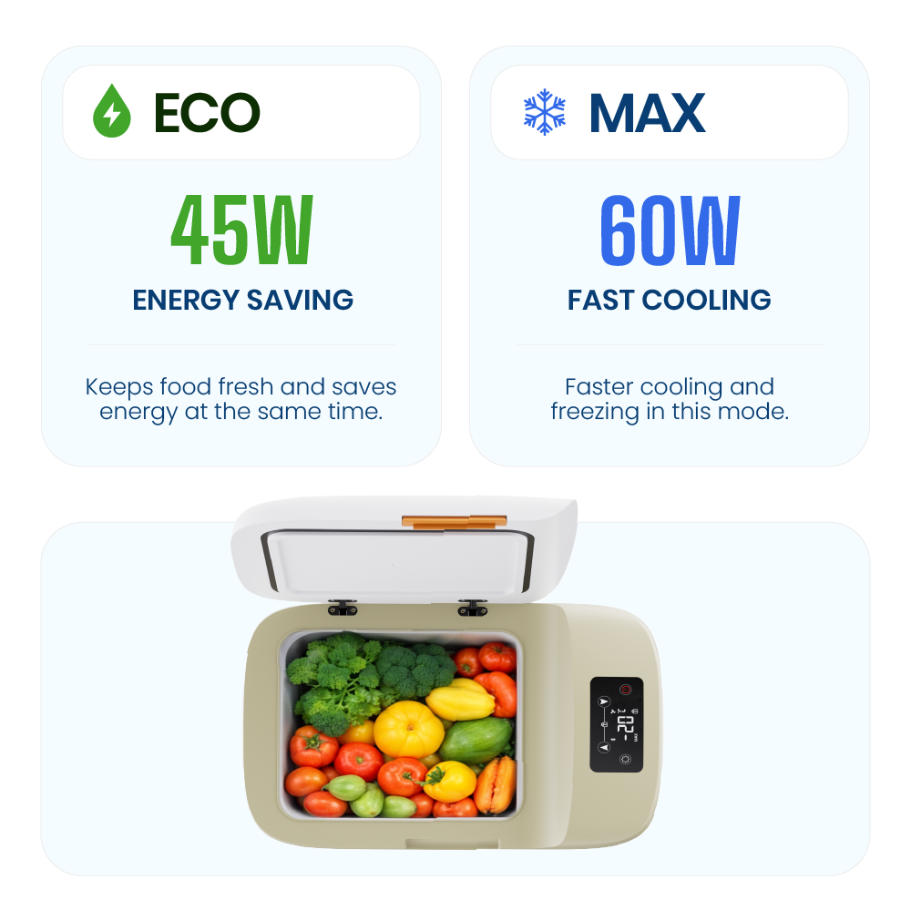 16L Portable Car Refrigerator with Display