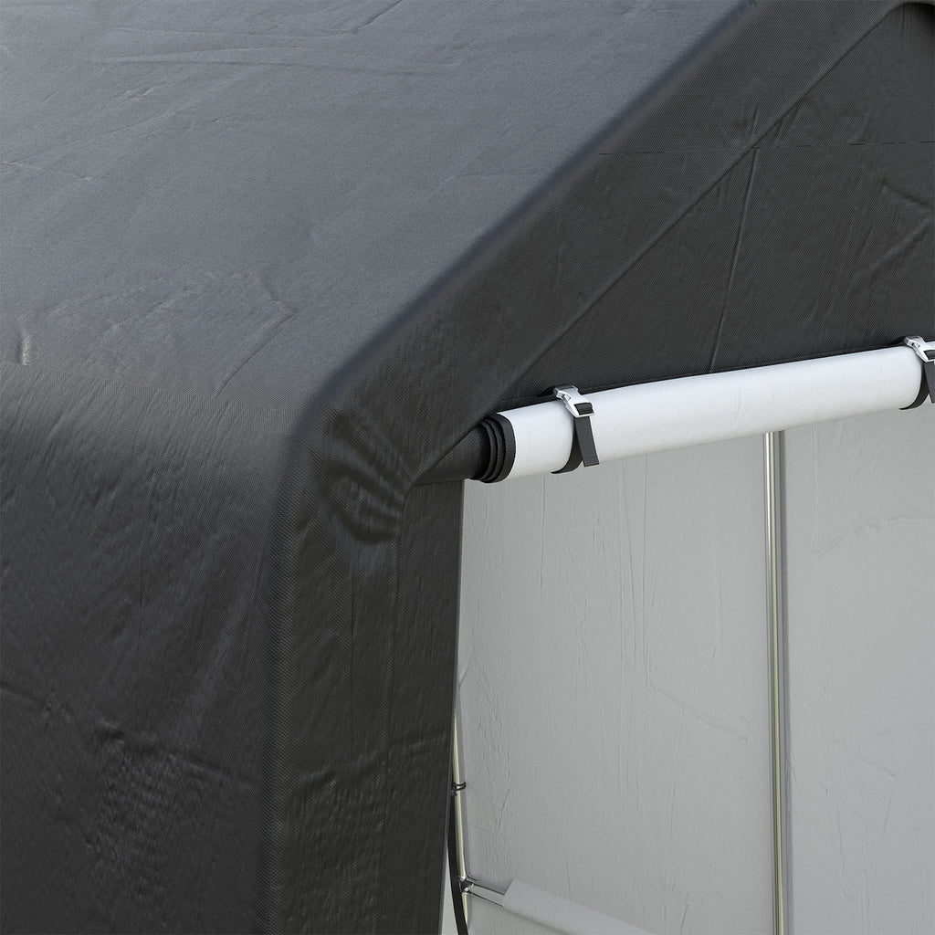 6 x 6 ft Garden Storage Shelter with Galvanised Steel Frame