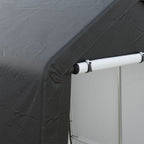 6 x 6 ft Garden Storage Shelter with Galvanised Steel Frame