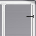 6 x 4.4 ft Plastic Garden Storage Shed with Apex Roof & Double Doors