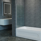 180 Degree Rotation Over Bath Shower Screen With Handle