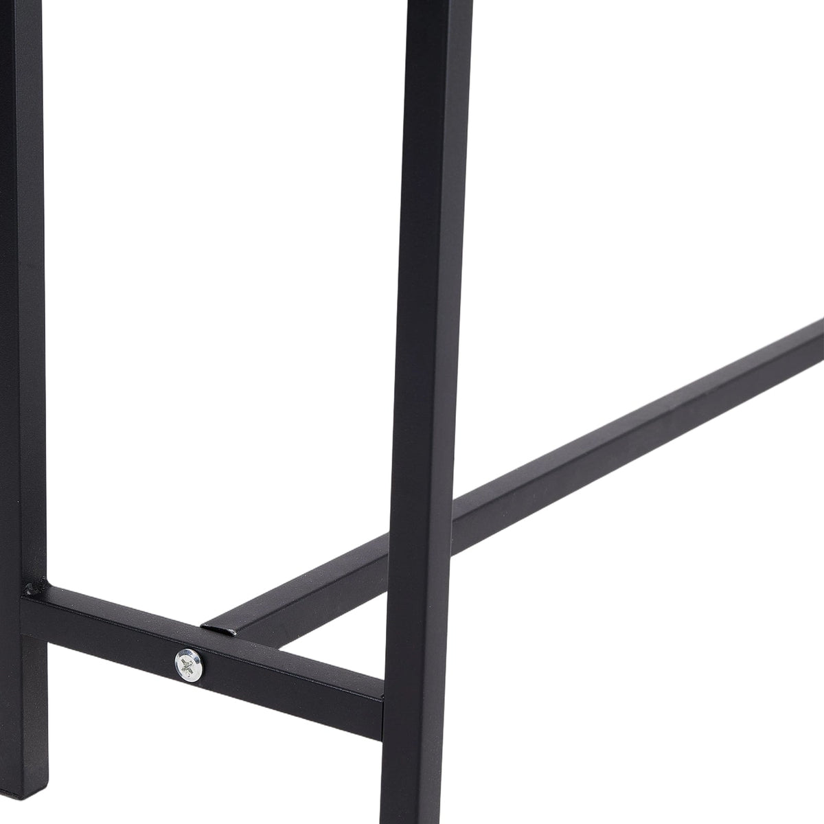 Garden Sanctuary 3-Tier Wood-Grain Narrow Console Table rack with open shelves and sleek design for entryway or hallway decor