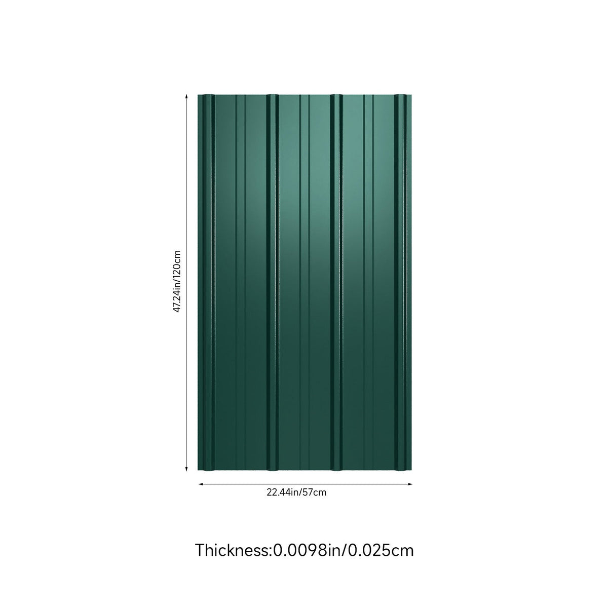 12pcs Galvanised Steel Corrugated Roofing Sheets