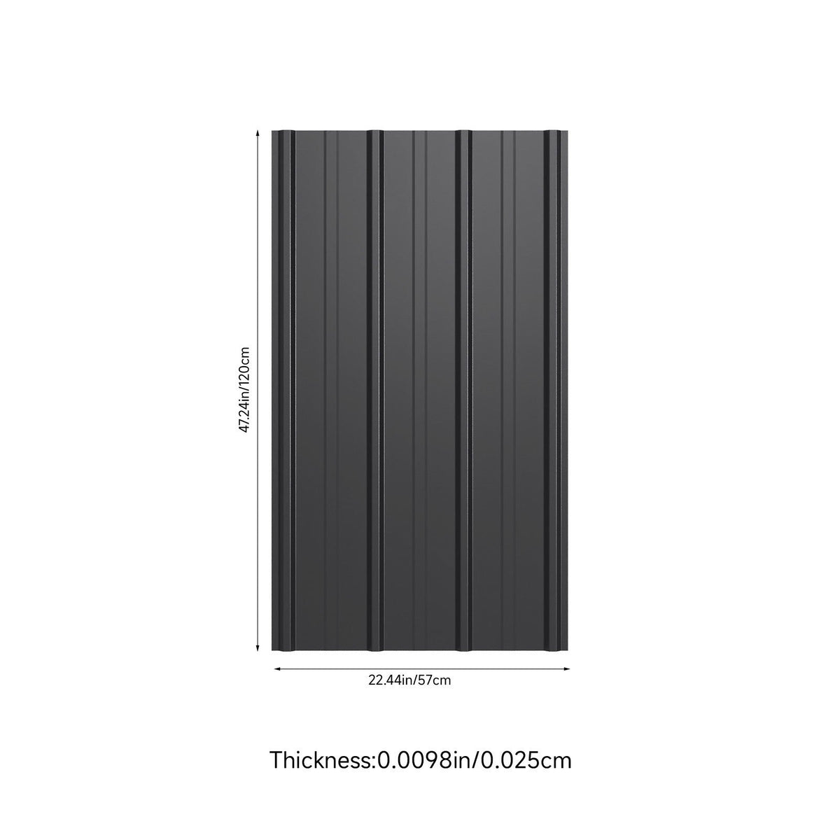 12pcs Galvanised Steel Corrugated Roofing Sheets
