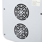 16L Dual-Use Mini Refrigerator with Glass Door