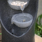 4-Tier Cascading Garden Water Feature