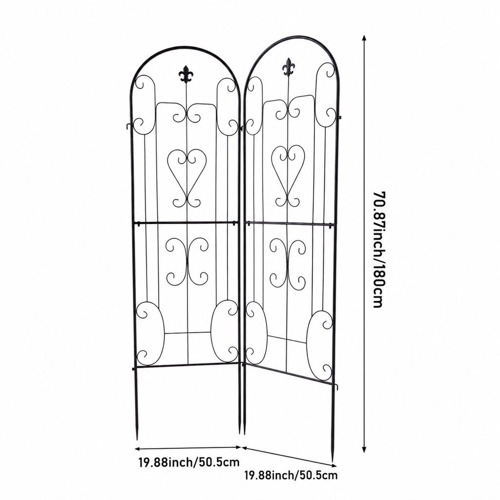 2Pcs Garden Trellis for Climbing Plants