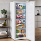 175L White Upright Freezer