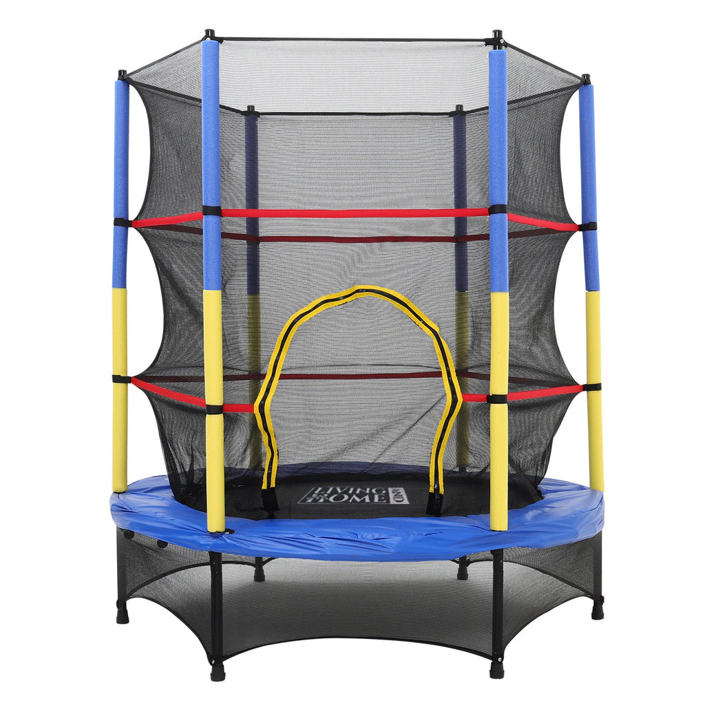 160CM Height Outdoor Kids Trampoline with Safety Net