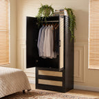 2-Door Wardrobe with 2 Drawers