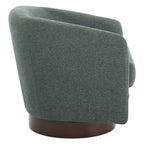 360° Swivel Upholstered Barrel Accent Chair Armchair
