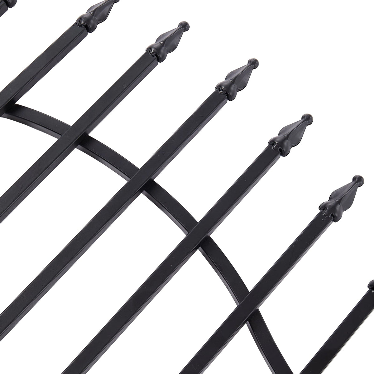 5-Pack Decorative Metal Garden Fence Panels