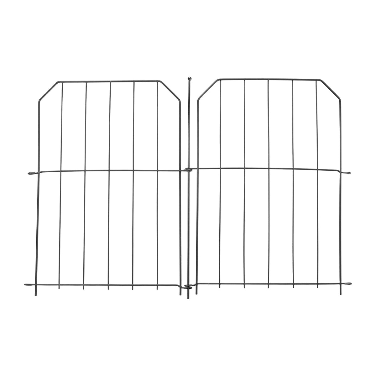 10-Pack Decorative Metal Garden Fence Panels