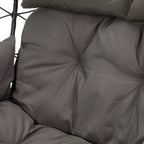 2-Seater Swing Hanging Egg Chair with Metal Stand