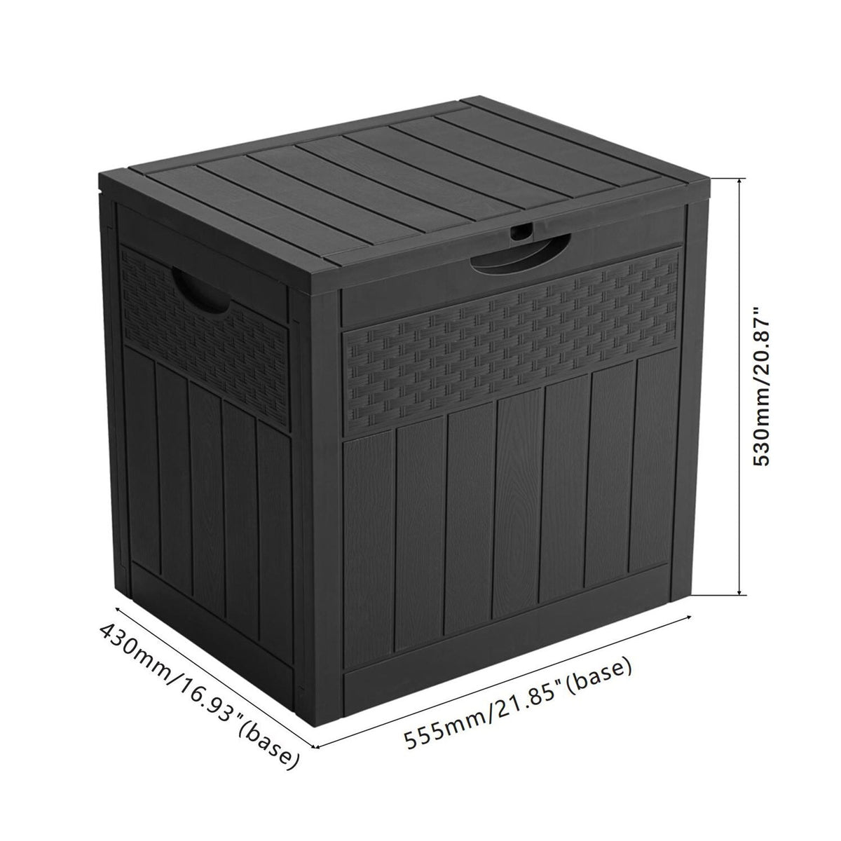 126L Waterproof Plastic Storage Box with a Padlock