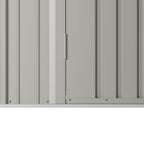 5 x 3 ft Metal Garden Storage Shed with Pent Roof & Padlockable Door