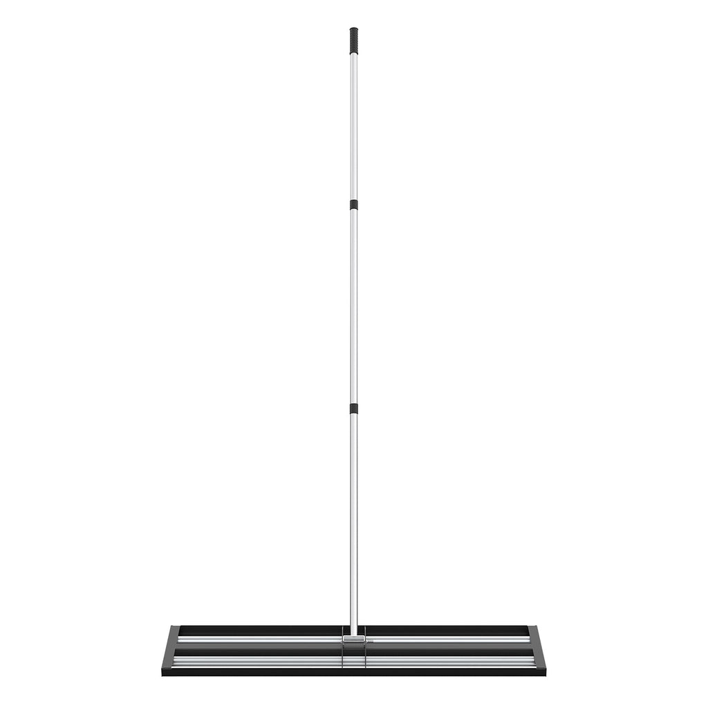 43CM/76CM/114CM Garden Lawn Levelling Rake with 198CM/213CM Extended Handle Length