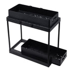 2-Tier Under Sink Pull Out Storage Organizer