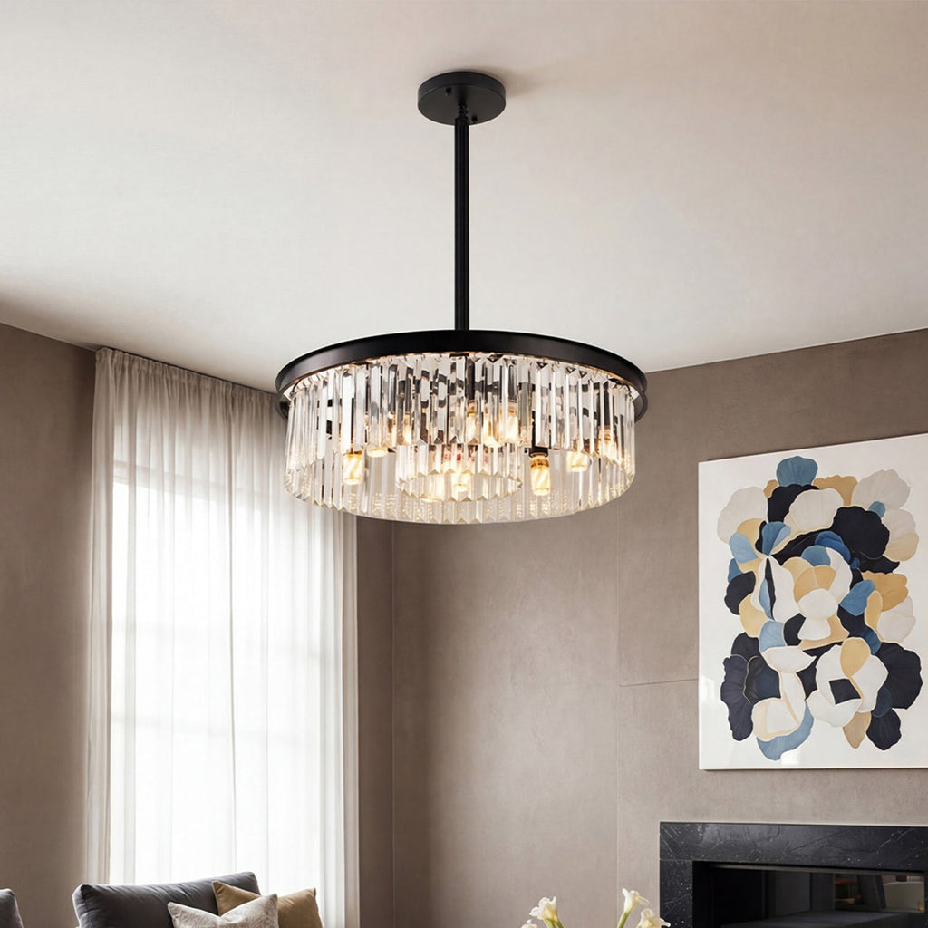 Modern 6-light E14 pendant light by Garden Sanctuary featuring sleek design and hanging fixtures in a contemporary style.