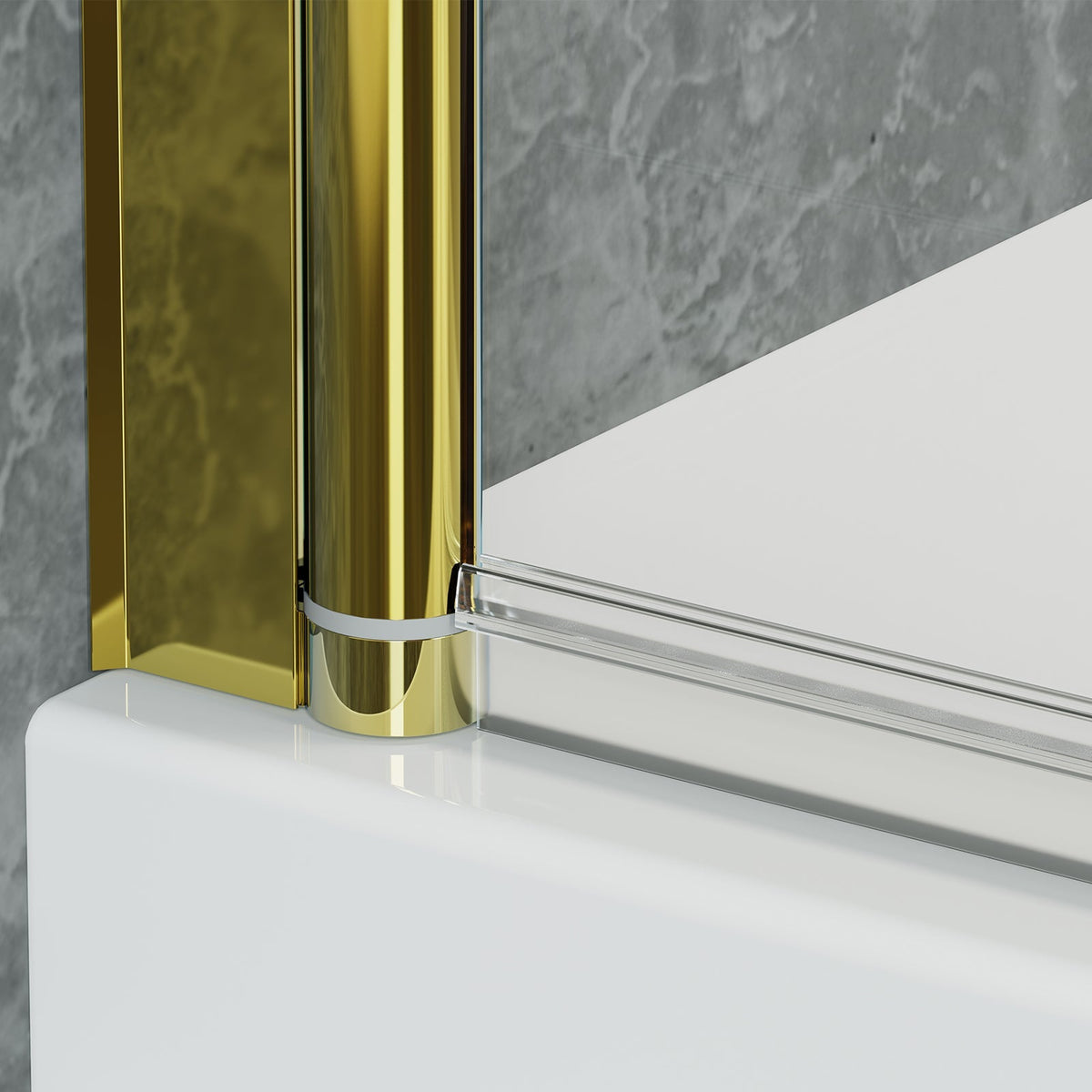 180 Degree Rotation Over Bath Shower Screen