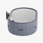 255cm x 71cm Grey Inflatable Hot Tub with Bubble Massage