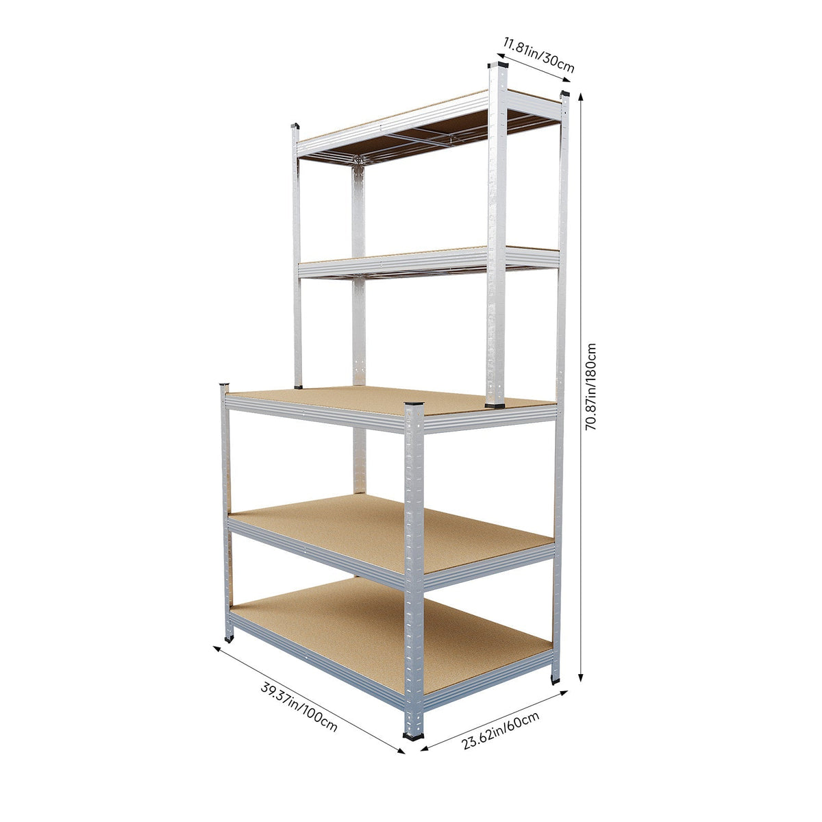 5-Tier Adjustable Storage Shelf Rack