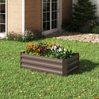 30CM Height Steel Garden Plants Raised Bed