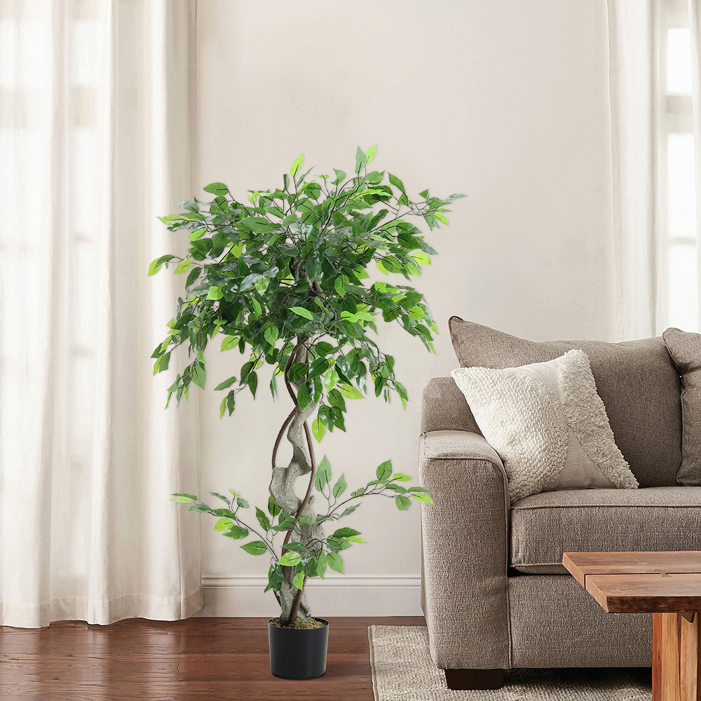 120cm Faux Banyan Tree for Indoor Outdoor Decor