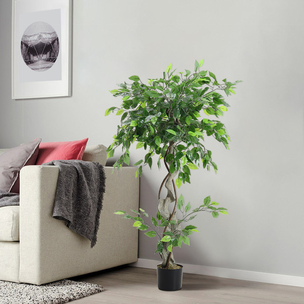 120cm Faux Banyan Tree for Indoor Outdoor Decor