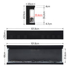 40inch Recessed and Freestanding Electric Fireplace